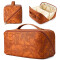 Trousse de toilette Fleur marron, - miniature