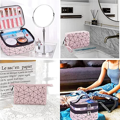 Trousse de toilette Rose - Fleur variant 4 