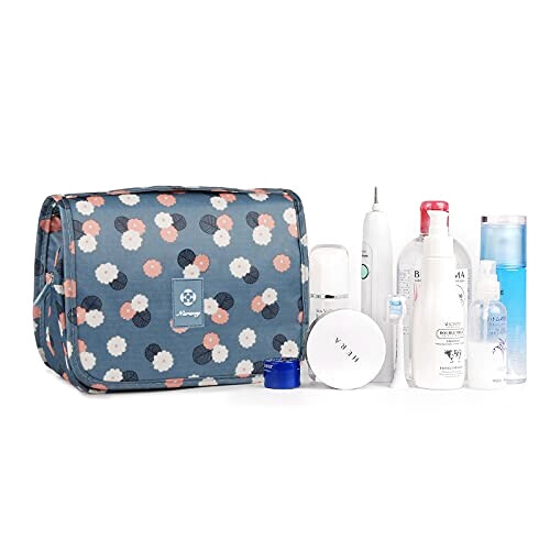 Trousse de toilette Fleur bleue variant 4 