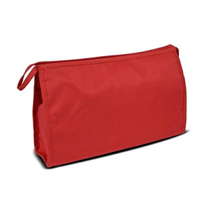 Trousse de toilette rouge