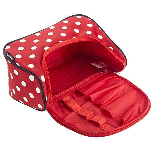 Trousse de toilette rouge classique variant 2 