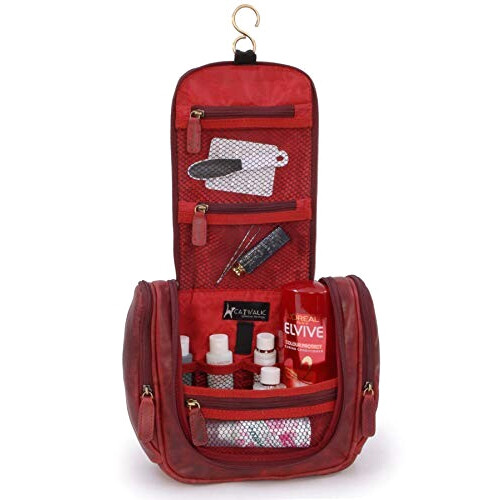 Trousse de toilette rouge plp variant 4 