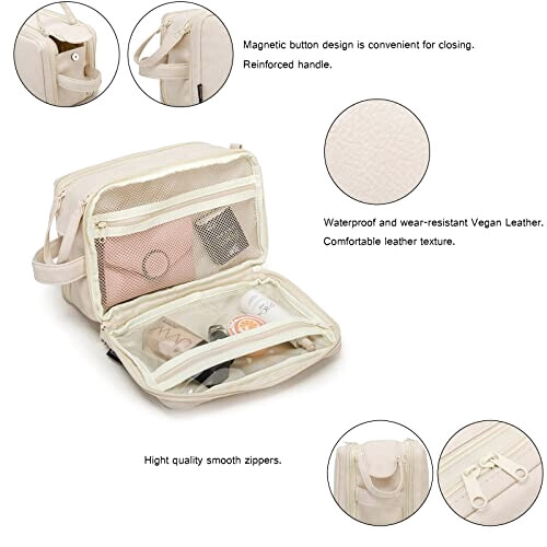 Trousse de toilette beige variant 1 